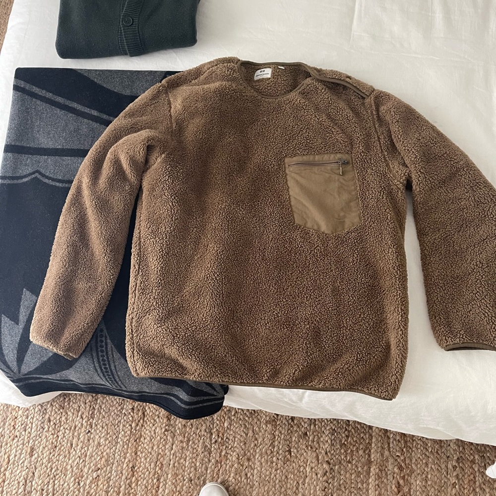 Men's Brown Crewneck Sweater
